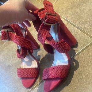 Charlotte Russe suede Heels! Women’s 8